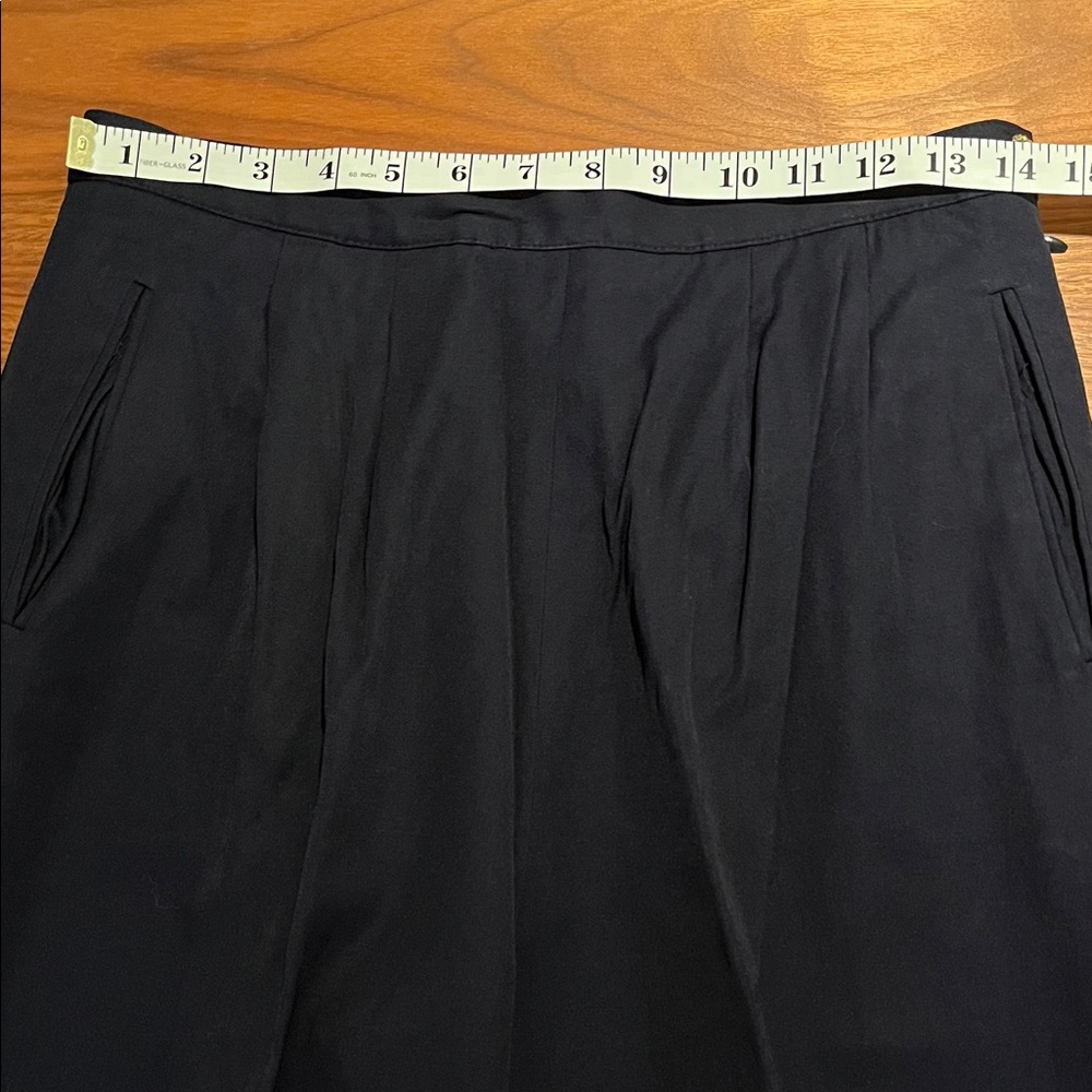 EUC Vintage Adrienne Vittadini Black Wool Blend High Waisted Pants - Picture 5 of 11
